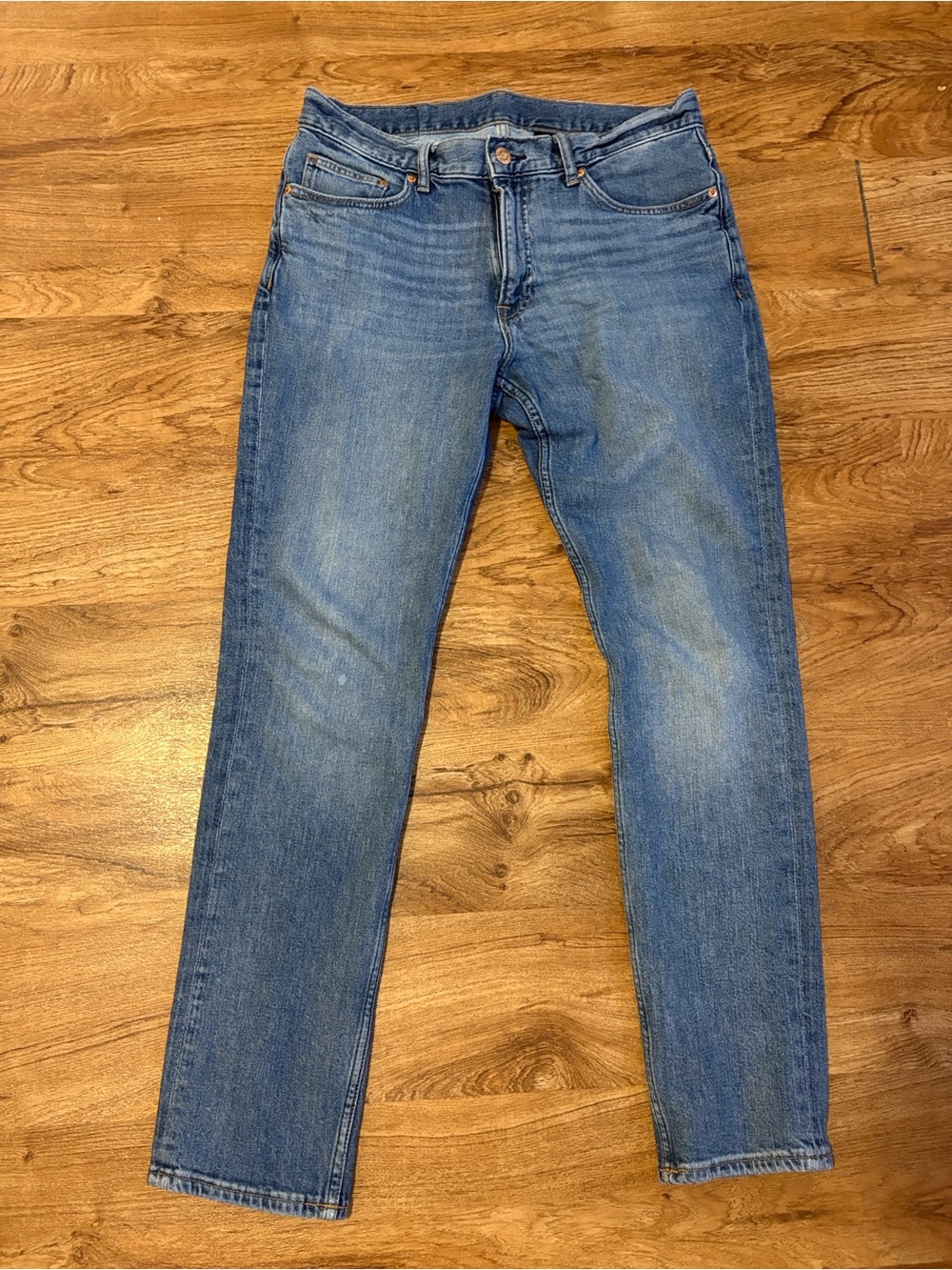 Men's Slim Fit Blue Jeans - Classic Slim Taper